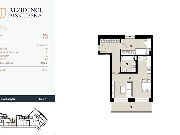 Wohnung 2+kk zum Kauf, 50 m² (6 von 15)