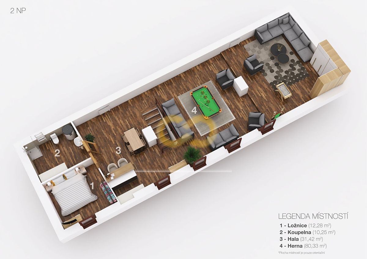 Prodej rodinného domu 930 m², pozemek 1550 m² – fotografie 4