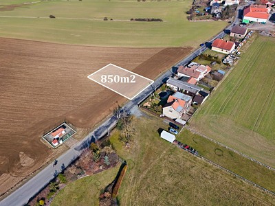 Prodej  stavebního pozemku 850 m²