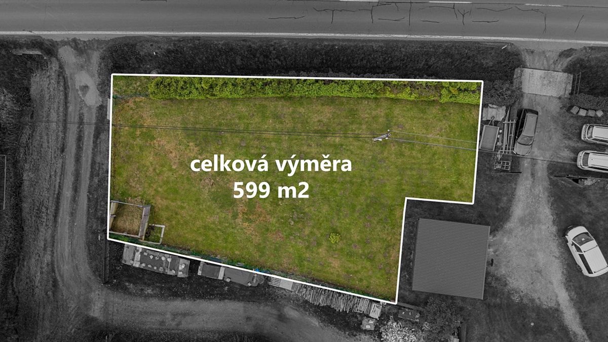 Prodej stavebního pozemku 599 m²