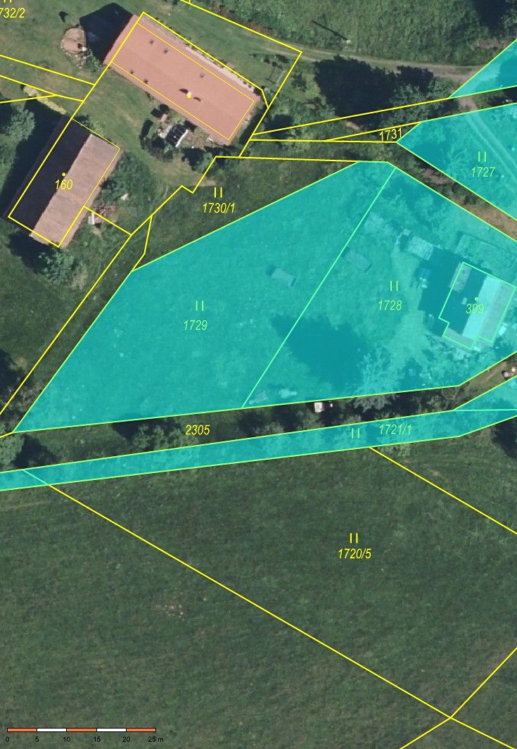Prodej stavebního pozemku 1258 m² – fotografie 3