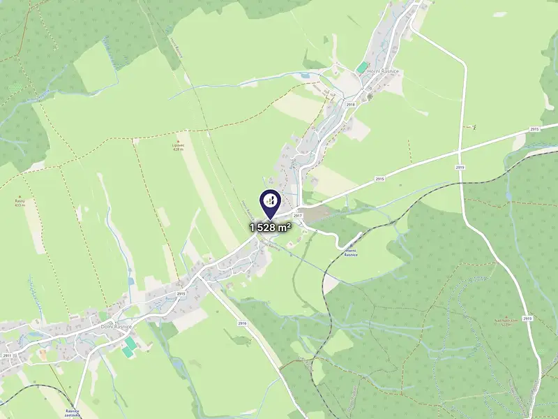 Prodej stavebního pozemku 1528 m², Horní Řasnice – náhled fotky 3