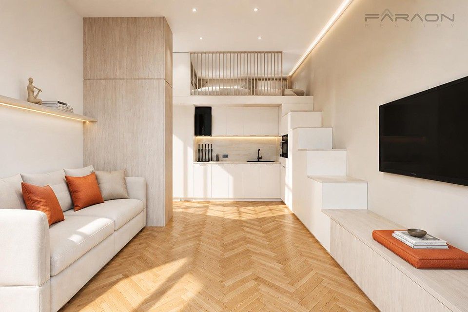 Pronájem bytu 1+kk 28 m²