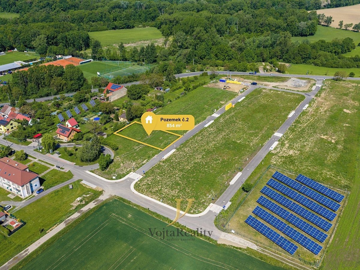 Prodej stavebního pozemku 854 m²