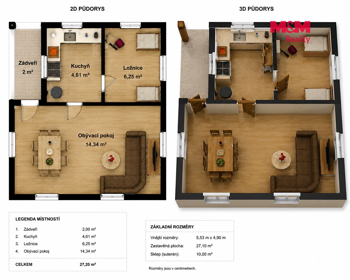 Prodej chaty 27 m², pozemek 217 m² – fotografie 5
