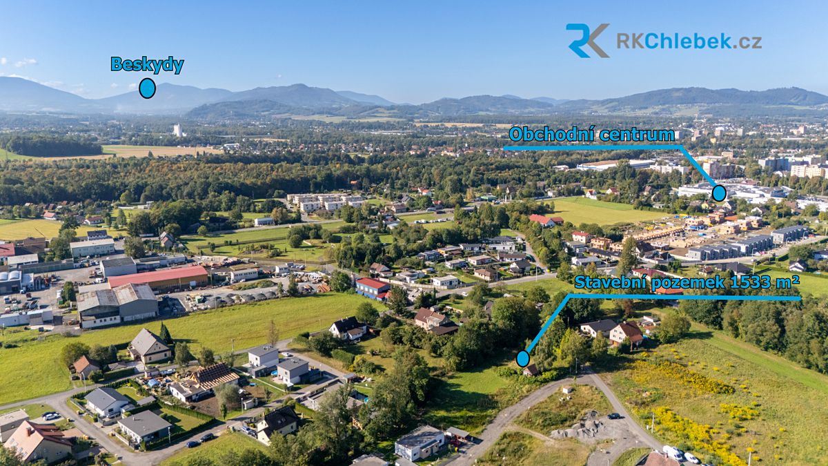 Prodej stavebního pozemku 1533 m² – fotografie 2