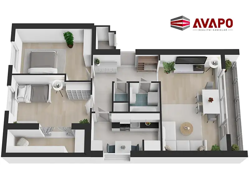 Prodej bytu 3+1 71 m², Hradec nad Moravicí – náhled fotky 2