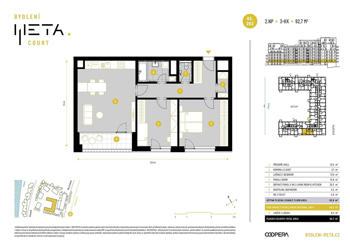 Prodej bytu 3+kk 83 m² – fotografie 2