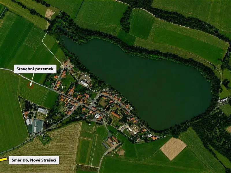 Prodej stavebního pozemku 852 m², Mšecké Žehrovice – náhled fotky 1