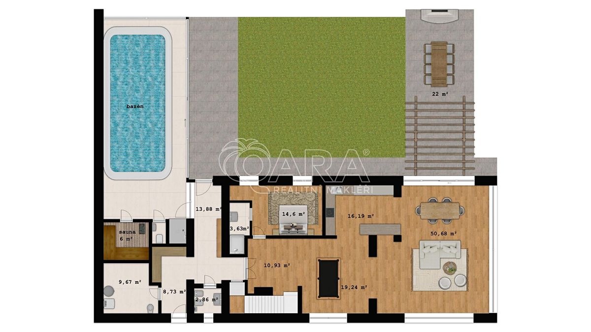 Prodej rodinného domu 420 m², pozemek 1538 m² – fotografie 3