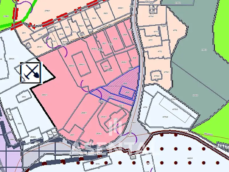 Prodej stavebního pozemku 2246 m², Ostrava – náhled fotky 3