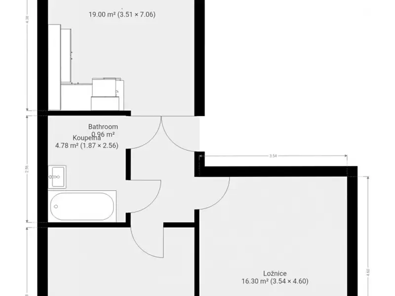 Prodej bytu 2+1 52 m², Přeštice – náhled fotky 2