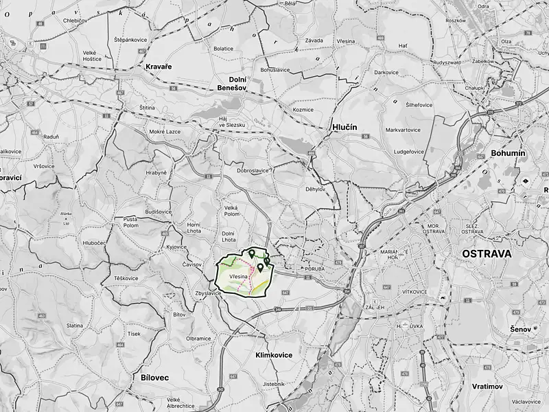 Prodej pole 34442 m², Vřesina – náhled fotky 2