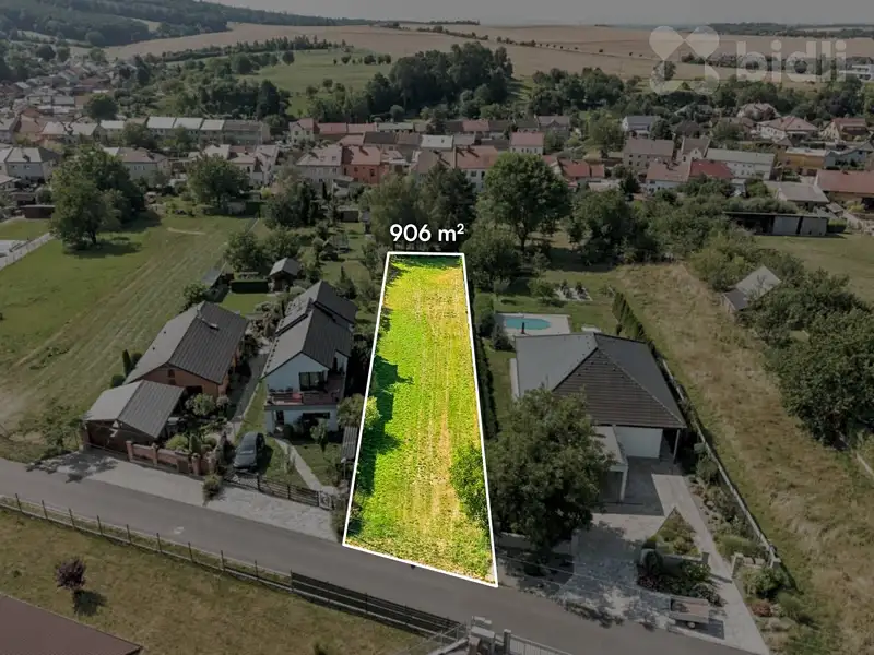 Prodej stavebního pozemku 906 m², Velký Týnec – náhled fotky 1