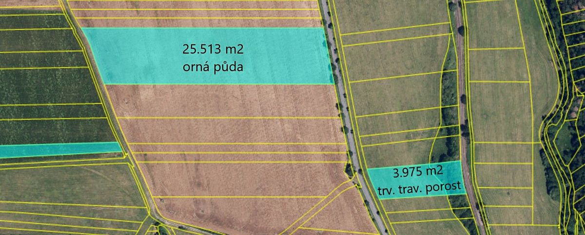 Prodej pole 50143 m²