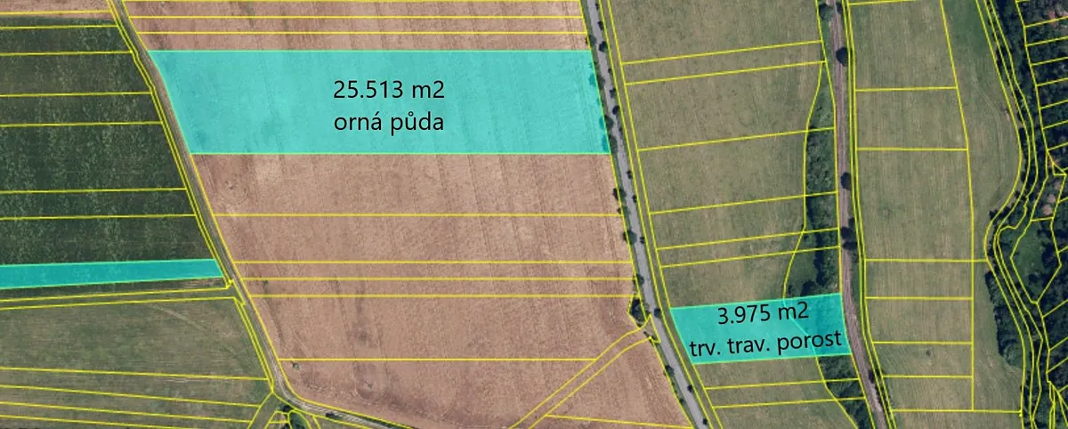 Prodej pole 50143 m²