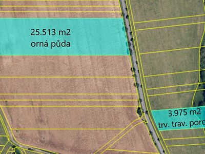 Prodej pole 50143 m²