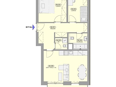 Wohnung 3+kk zum Kauf, 64 m² (2 von 16)