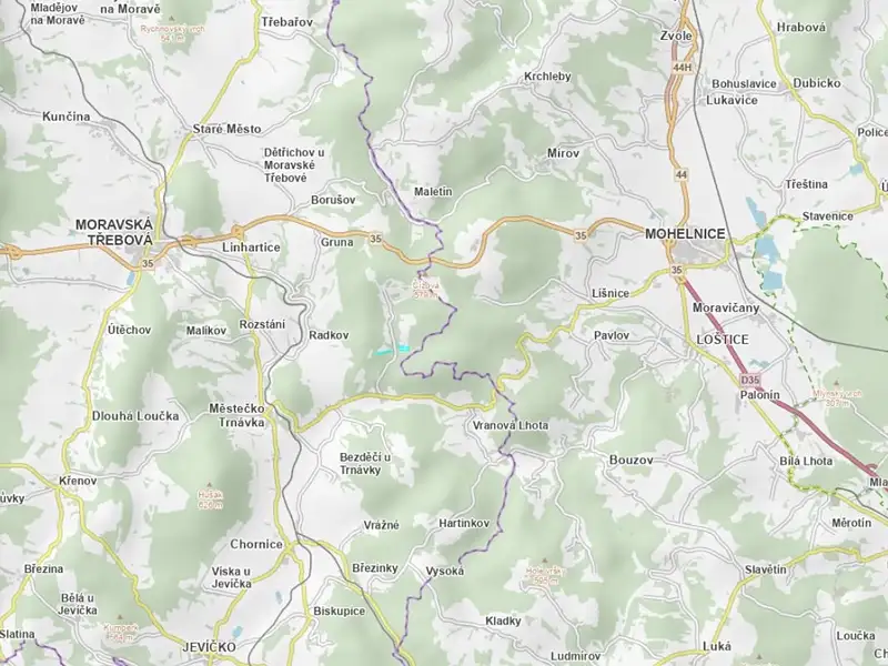 Prodej pole 39053 m², Městečko Trnávka – náhled fotky 3