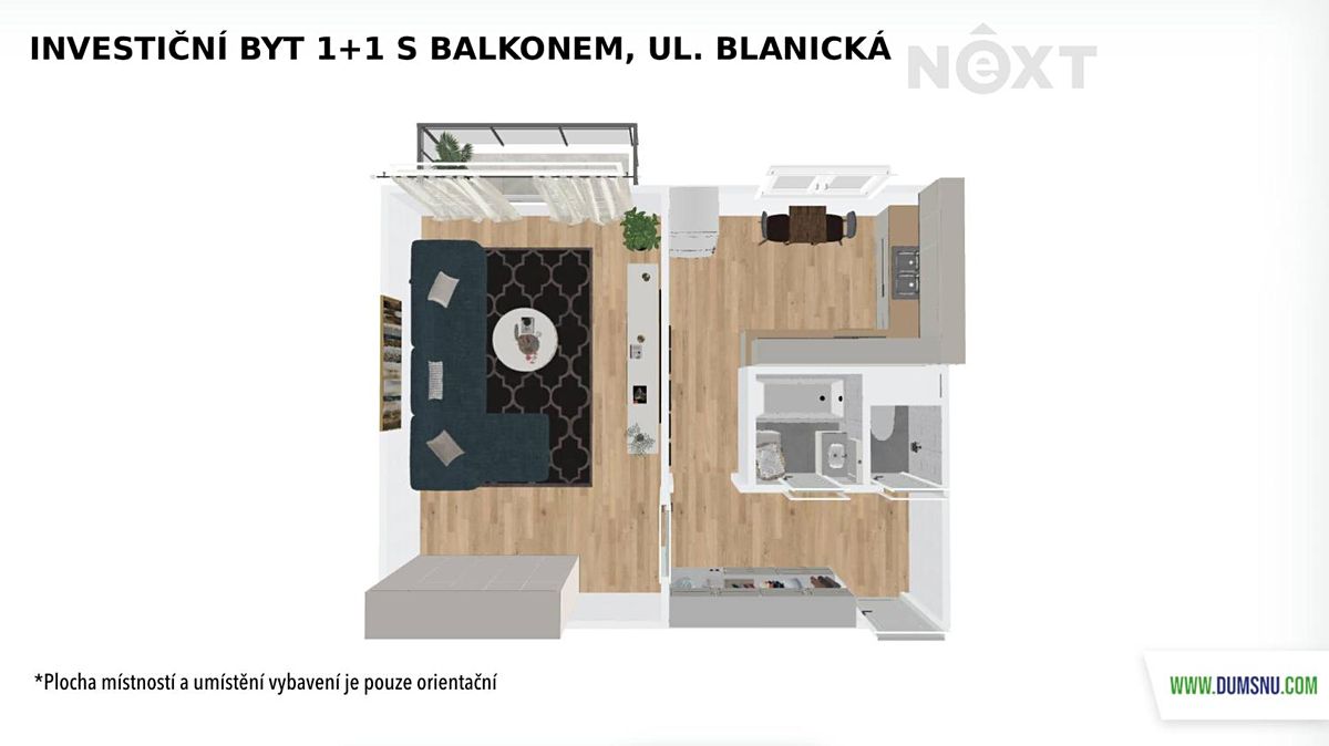 Prodej bytu 1+1 39 m² – fotografie 3