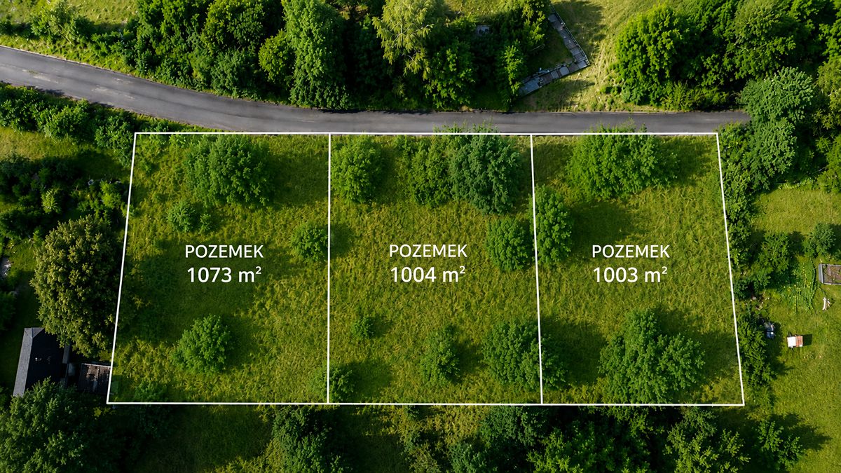 Prodej stavebního pozemku 1000 m²