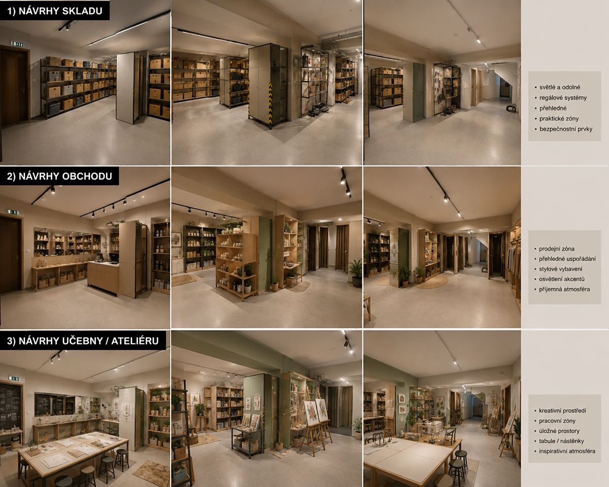 Pronájem skladového prostoru 300 m² – fotografie 2