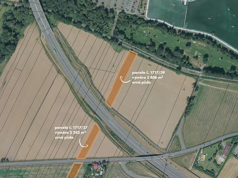 Prodej pole 34442 m², Vřesina – náhled fotky 3