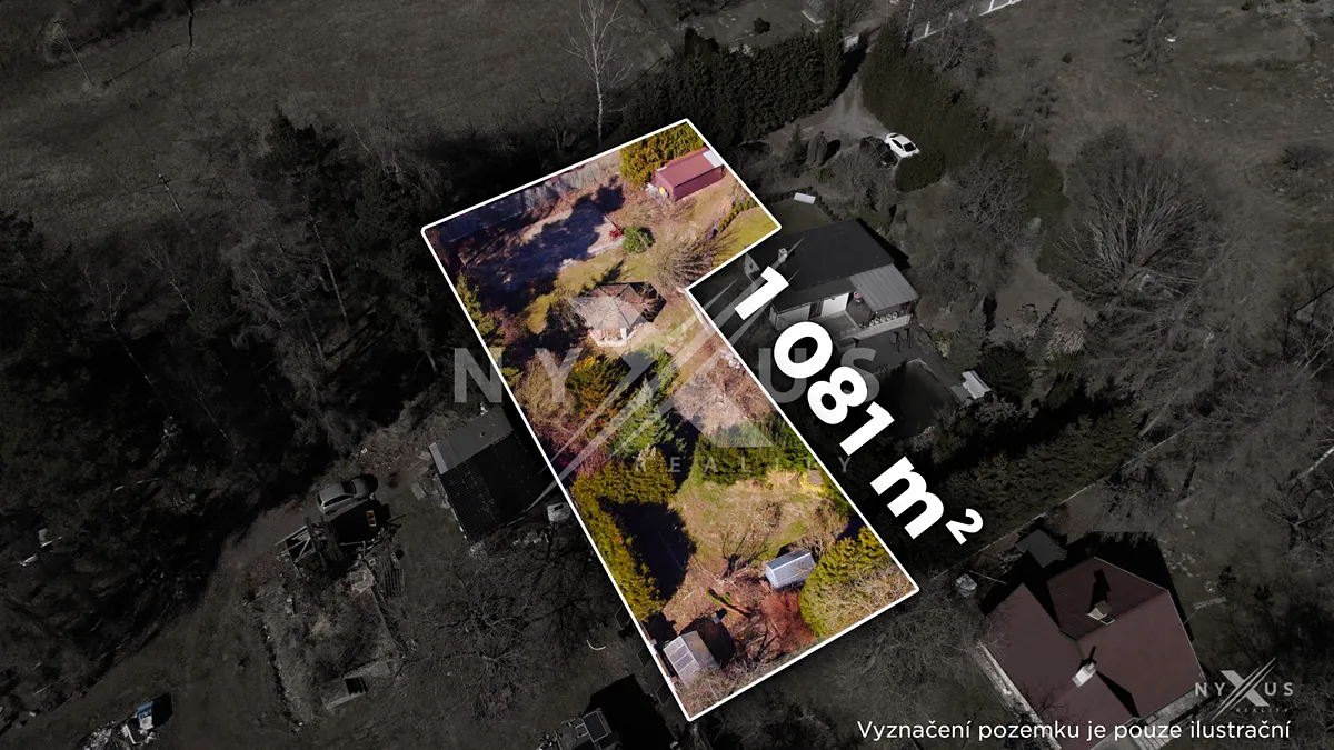 Prodej stavebního pozemku 1081 m²