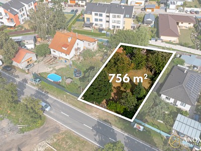 Prodej  stavebního pozemku 756 m²