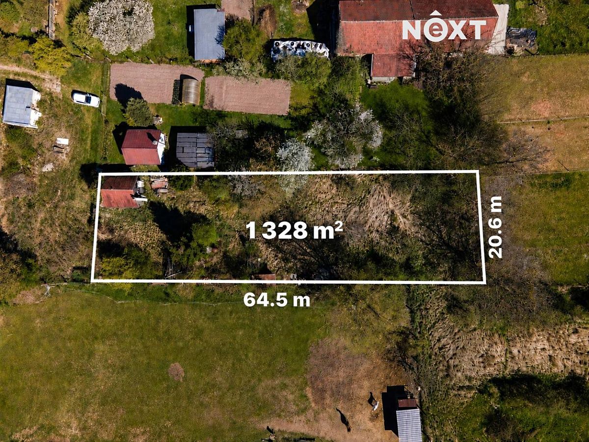 Prodej stavebního pozemku 1328 m² – fotografie 3
