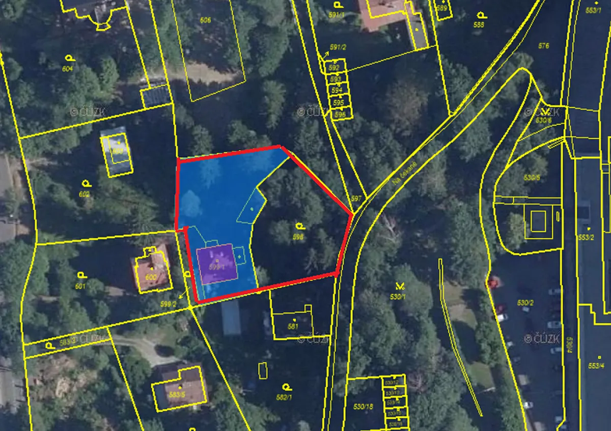 Prodej stavebního pozemku 1841 m²