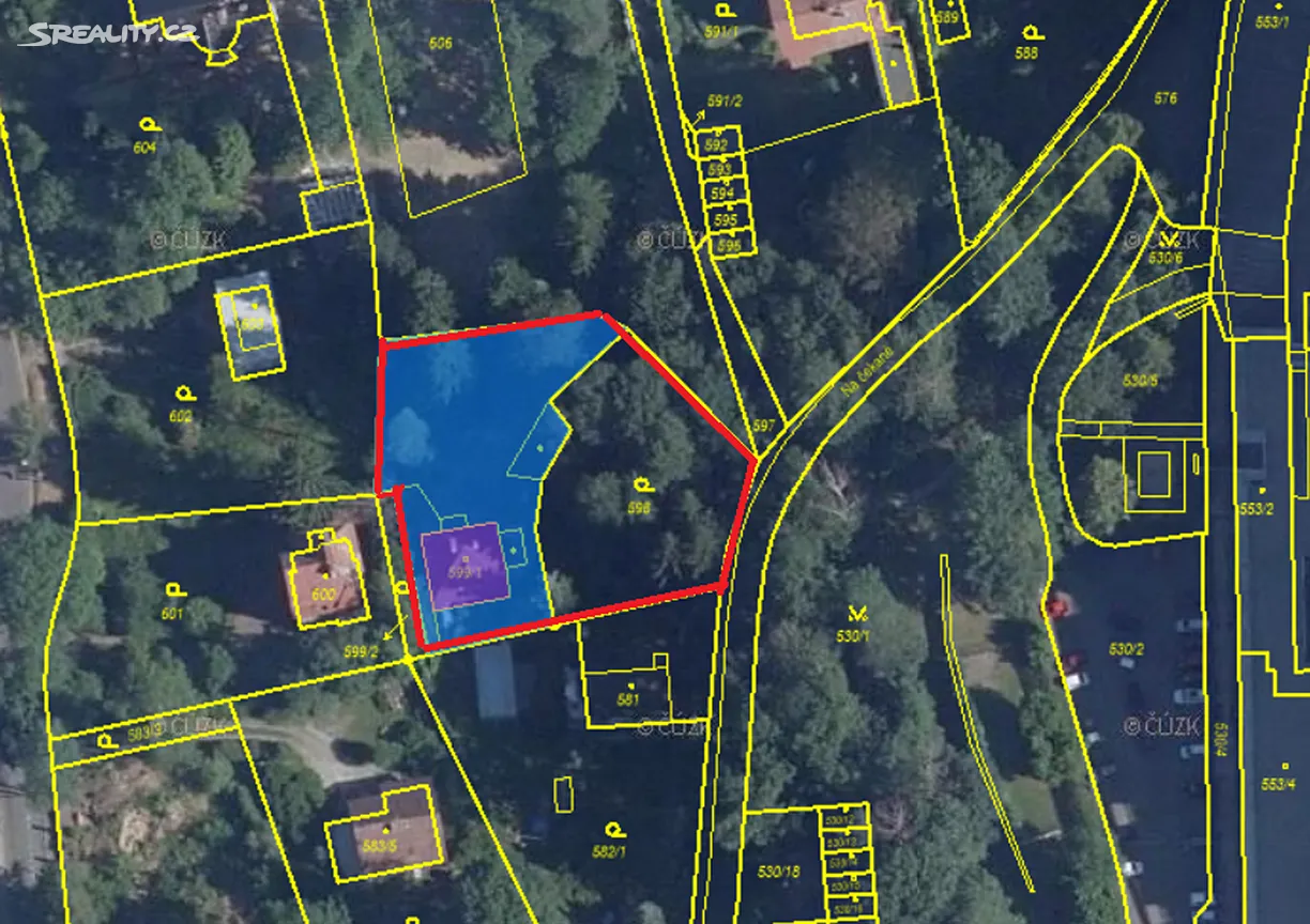Prodej stavebního pozemku 1841 m²