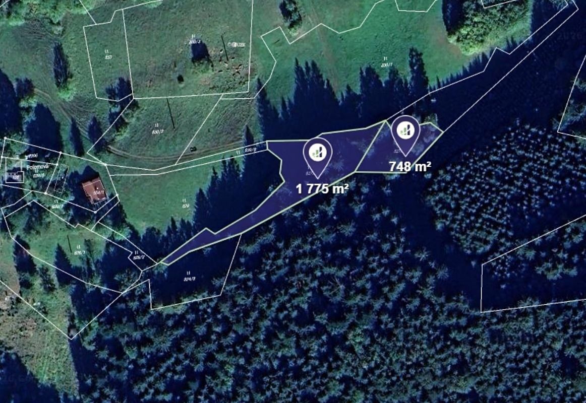 Prodej louky 2523 m²