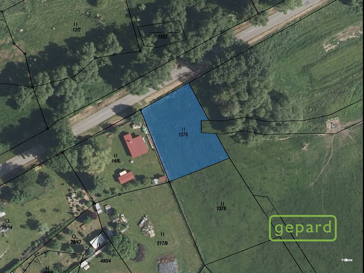Prodej stavebního pozemku 975 m²