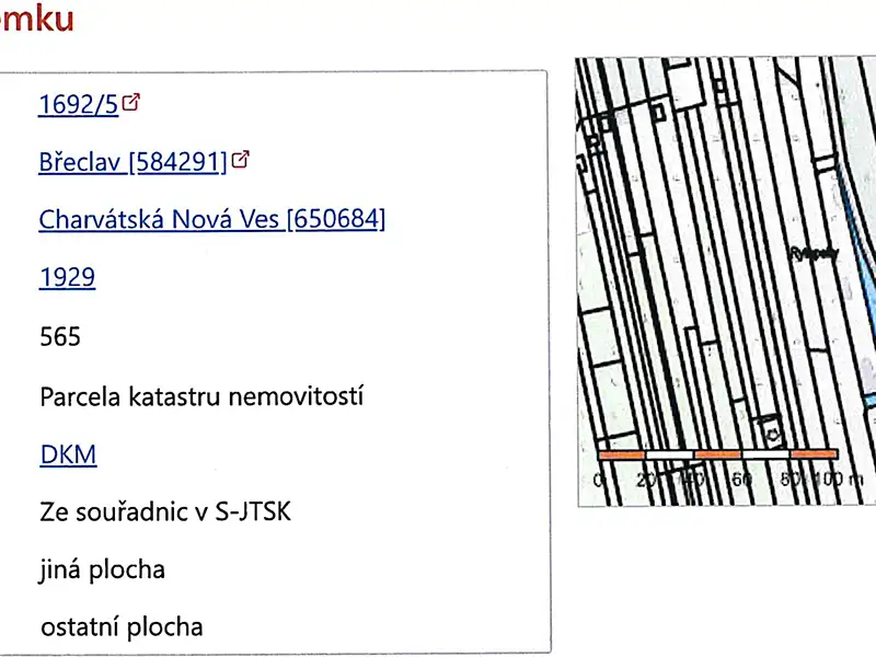 Prodej pozemku 565 m², Břeclav – náhled fotky 2