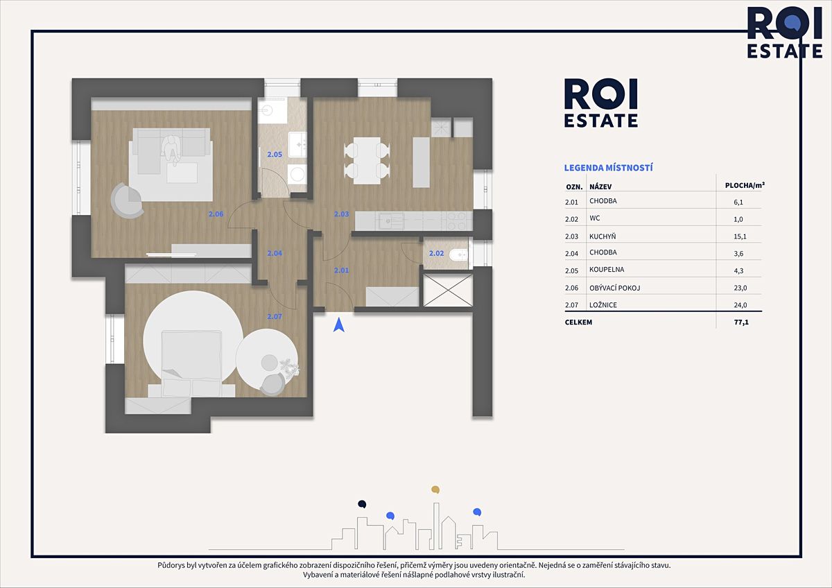 Prodej bytu 2+1 76 m² – fotografie 5