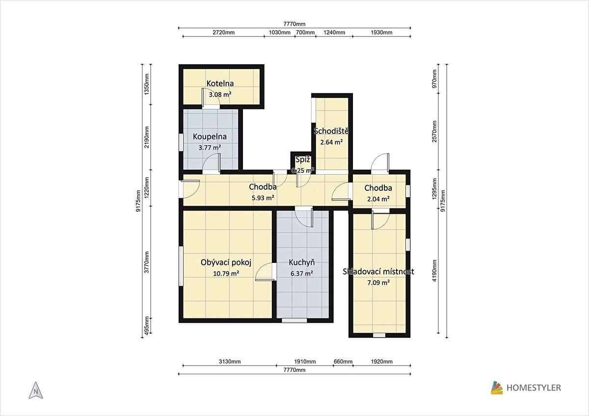 Prodej rodinného domu 75 m², pozemek 576 m² – fotografie 4