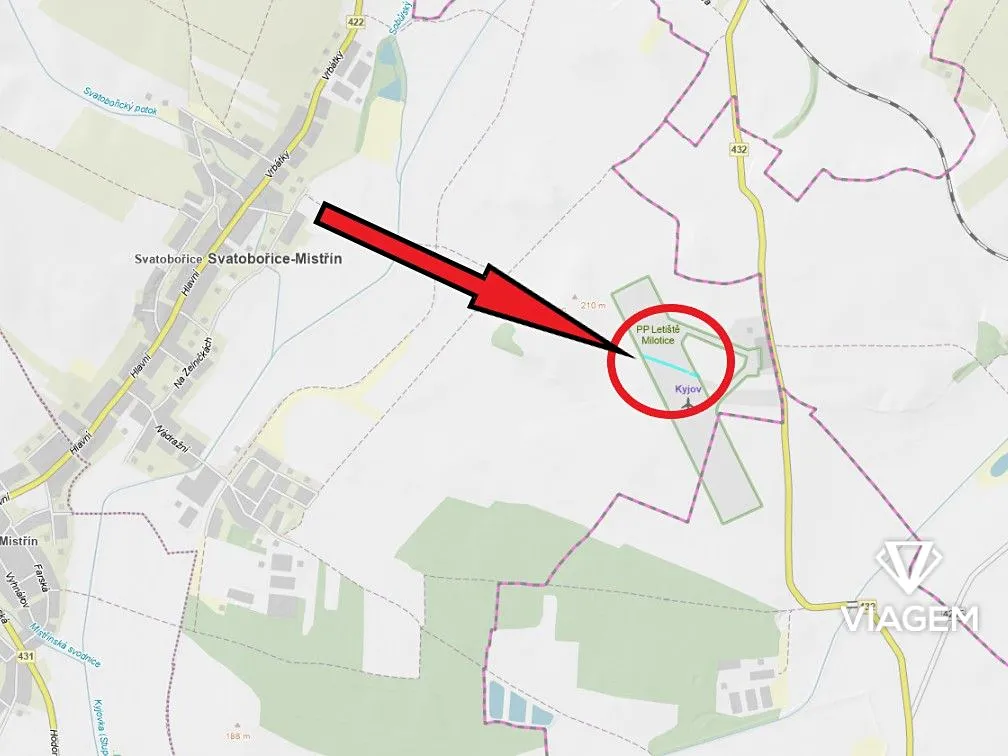 Prodej podílu 2/3 pole 1756 m²