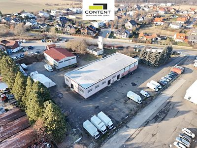 Prodej výrobní haly, prostoru 1598 m²