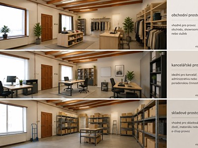 Pronájem obchodního prostoru 55 m²