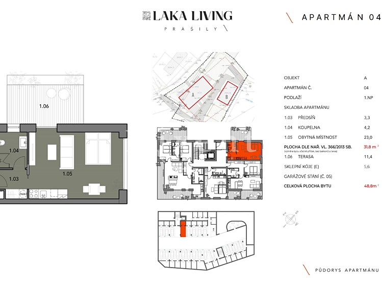 Квартира 1+kk на продаж, 49 м² (13 з 13)