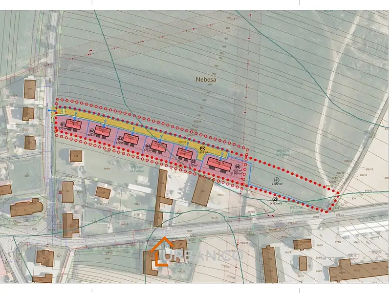 Prodej stavebního pozemku 5428 m², Myslejovice – náhled fotky 3