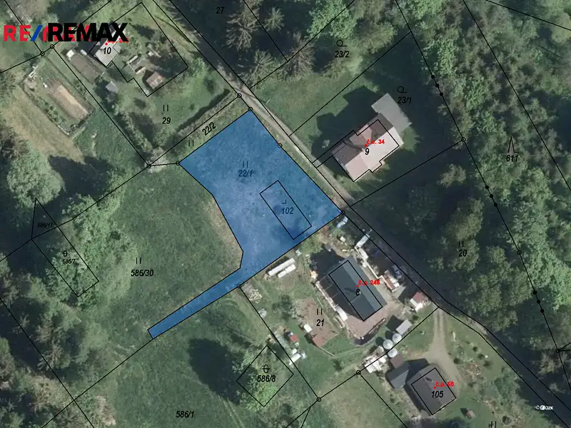 Prodej stavebního pozemku 902 m², Radvanice – náhled fotky 1