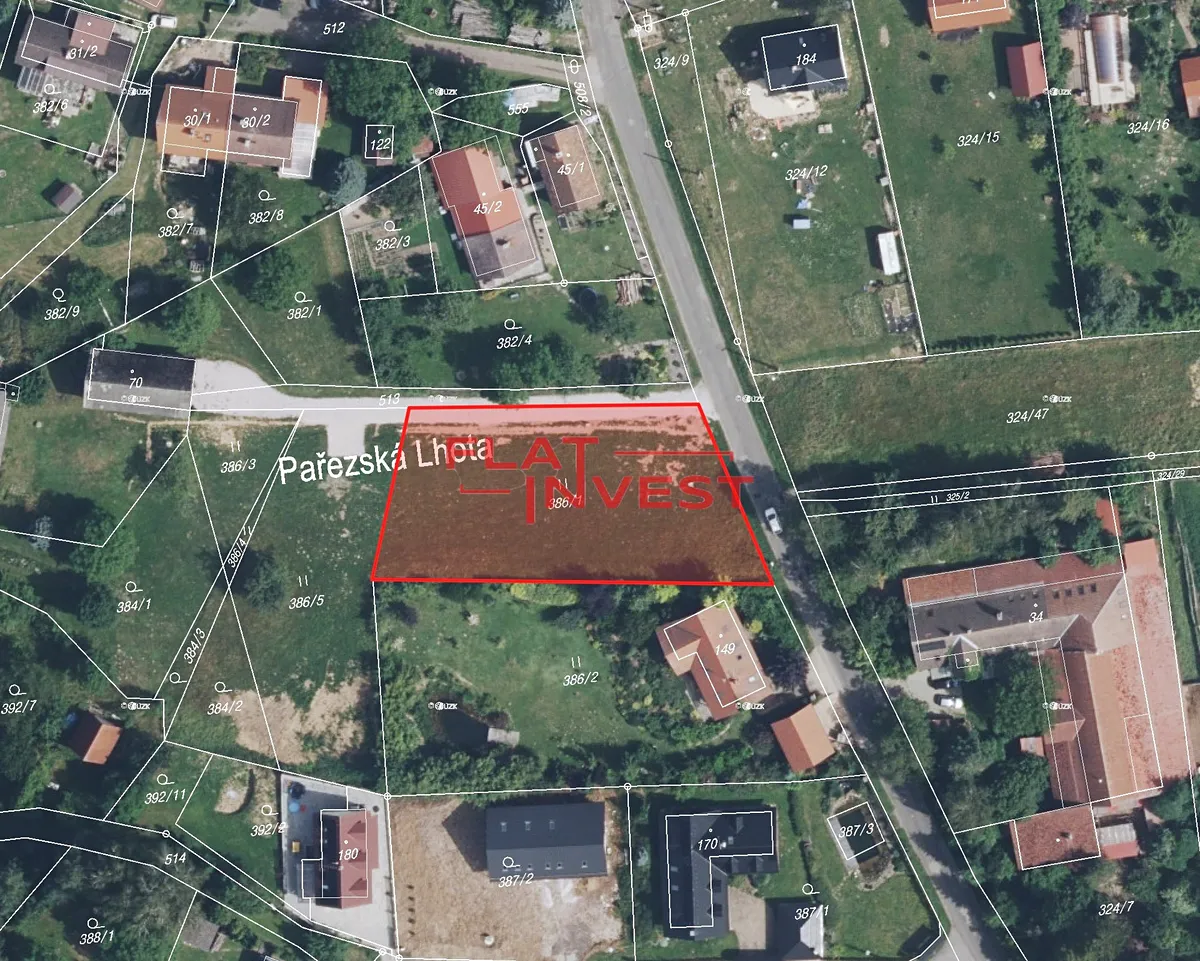 Prodej stavebního pozemku 1522 m²