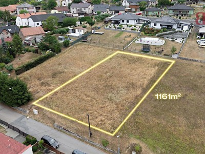 Prodej  stavebního pozemku 1 161 m²