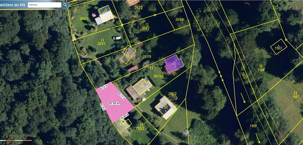 Prodej stavebního pozemku 257 m², Lažánky – fotka 1 z 3