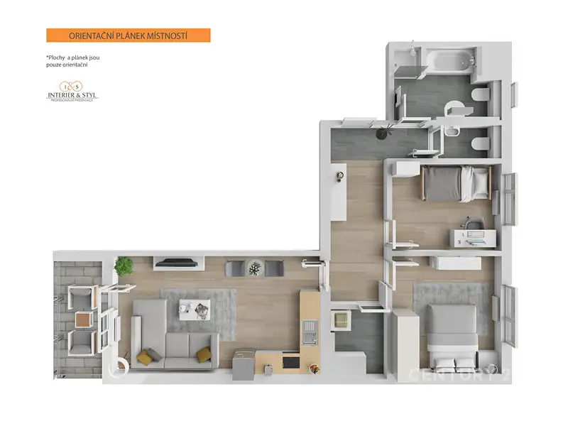 Prodej bytu 3+kk 66 m², Praha – náhled fotky 2
