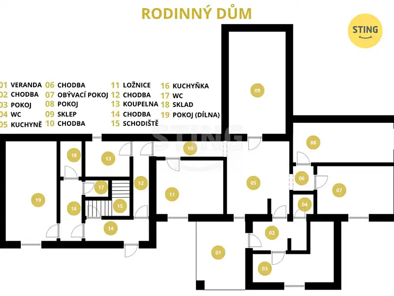 Prodej rodinného domu 290 m², pozemek 1366 m², Rosice – náhled fotky 2