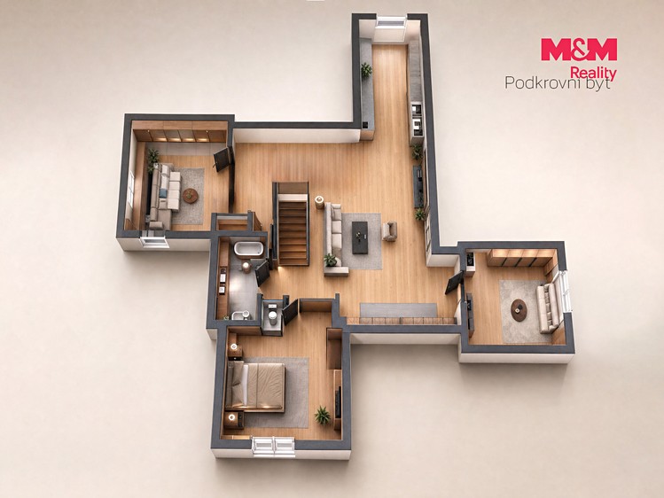 Квартира 2+kk на продаж, 100 м² (2 з 20)