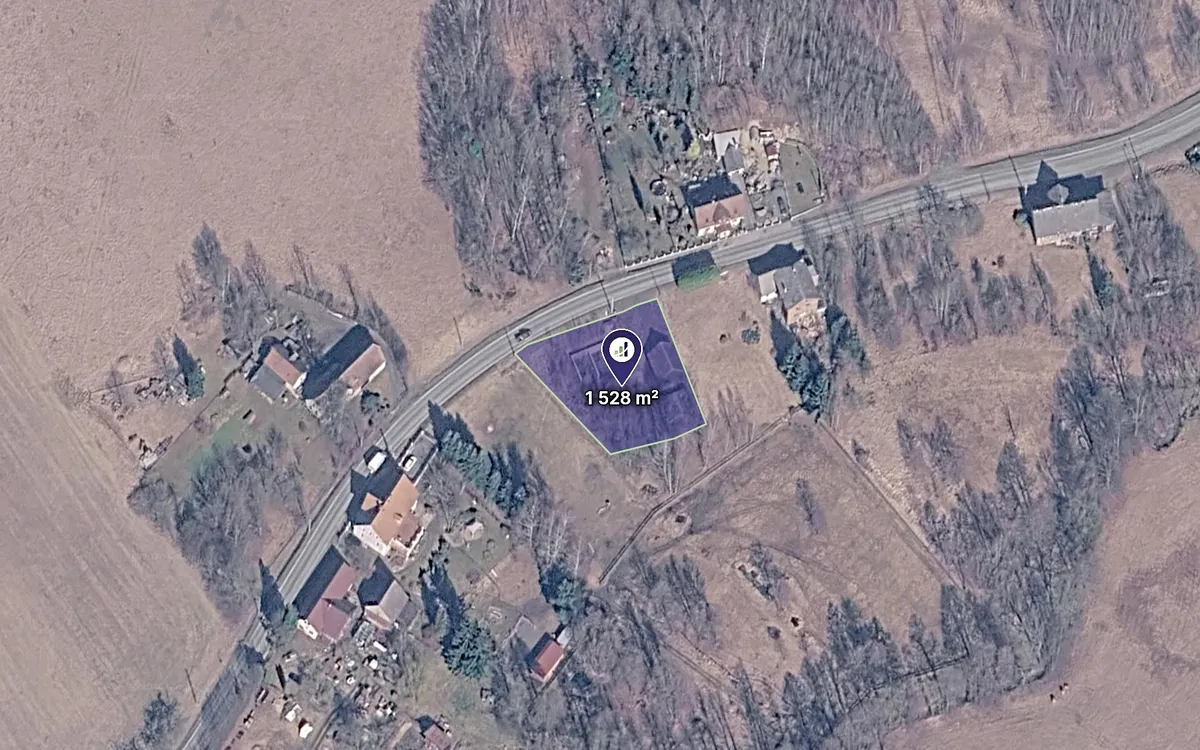 Prodej stavebního pozemku 1528 m²